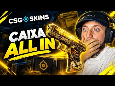 TESTANDO CAIXA ALL WIN NO CSGOSKINS! Vale a pena?