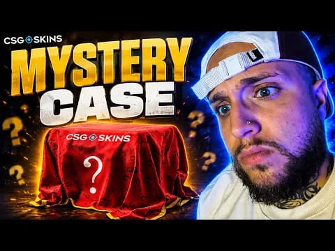 O QUE A MYSTERY CASE ME DROPOU É LOUCURA! abrindo a caixa misteriosa no csgoskins!